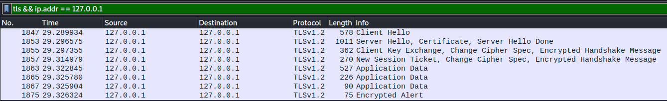 Wireshark TLS Stream