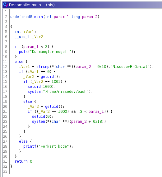 Decompiled Binary